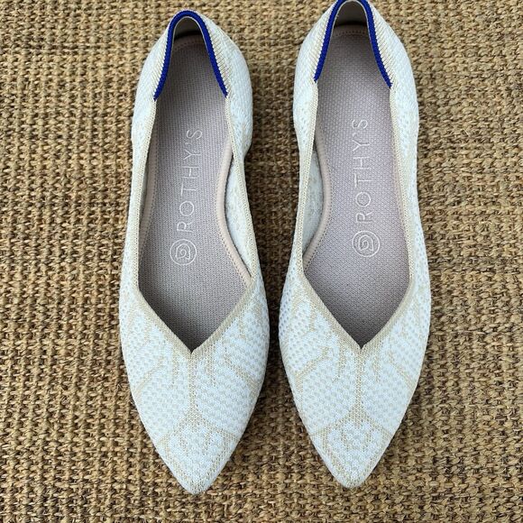 Rothy's The Point Lace Wedding Flats - Picture 3 of 15